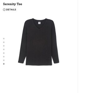 CAbi Black Serenity V-Neck Tee